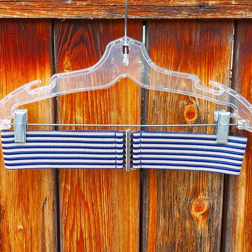 Smart set Blue and cream waist belt